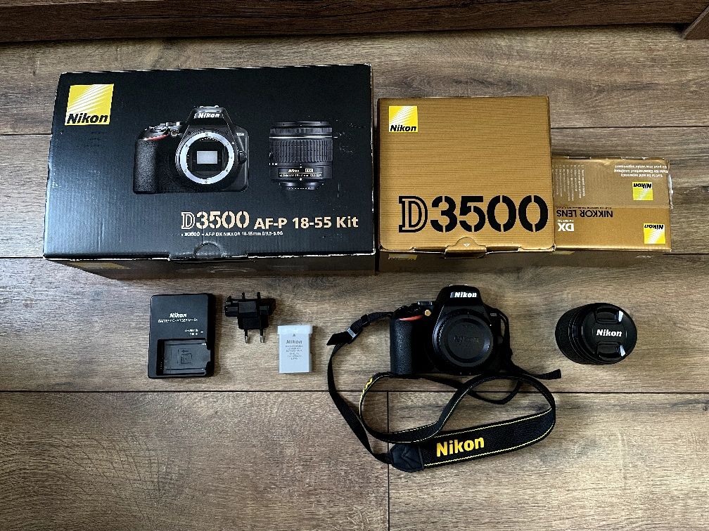 Nikon D3500 + AF-P 18-55 Kit