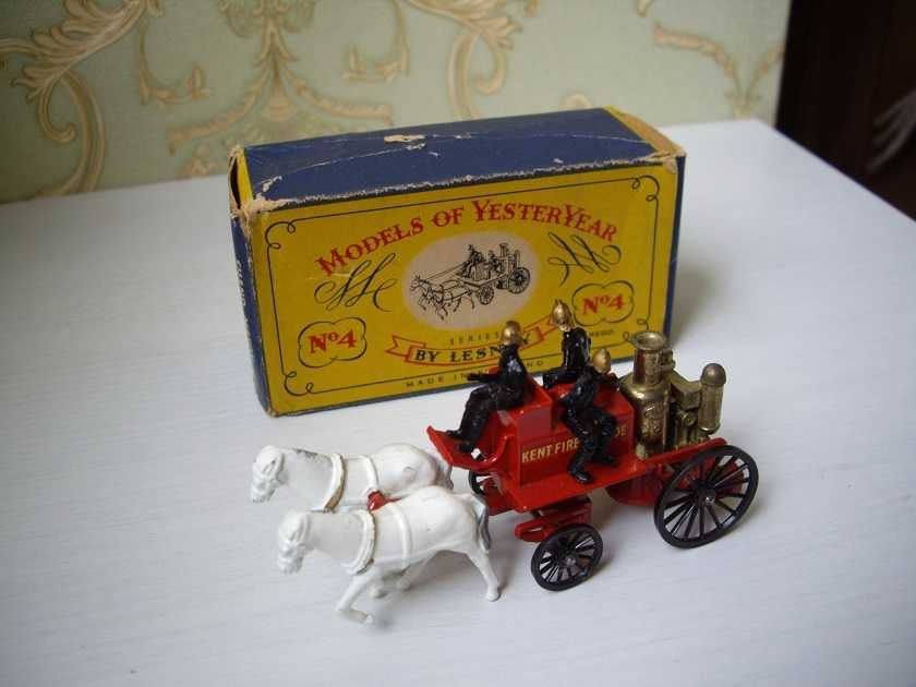 Matchbox Yesteryear HORSE DRAWN Fire Engine UNIKAT