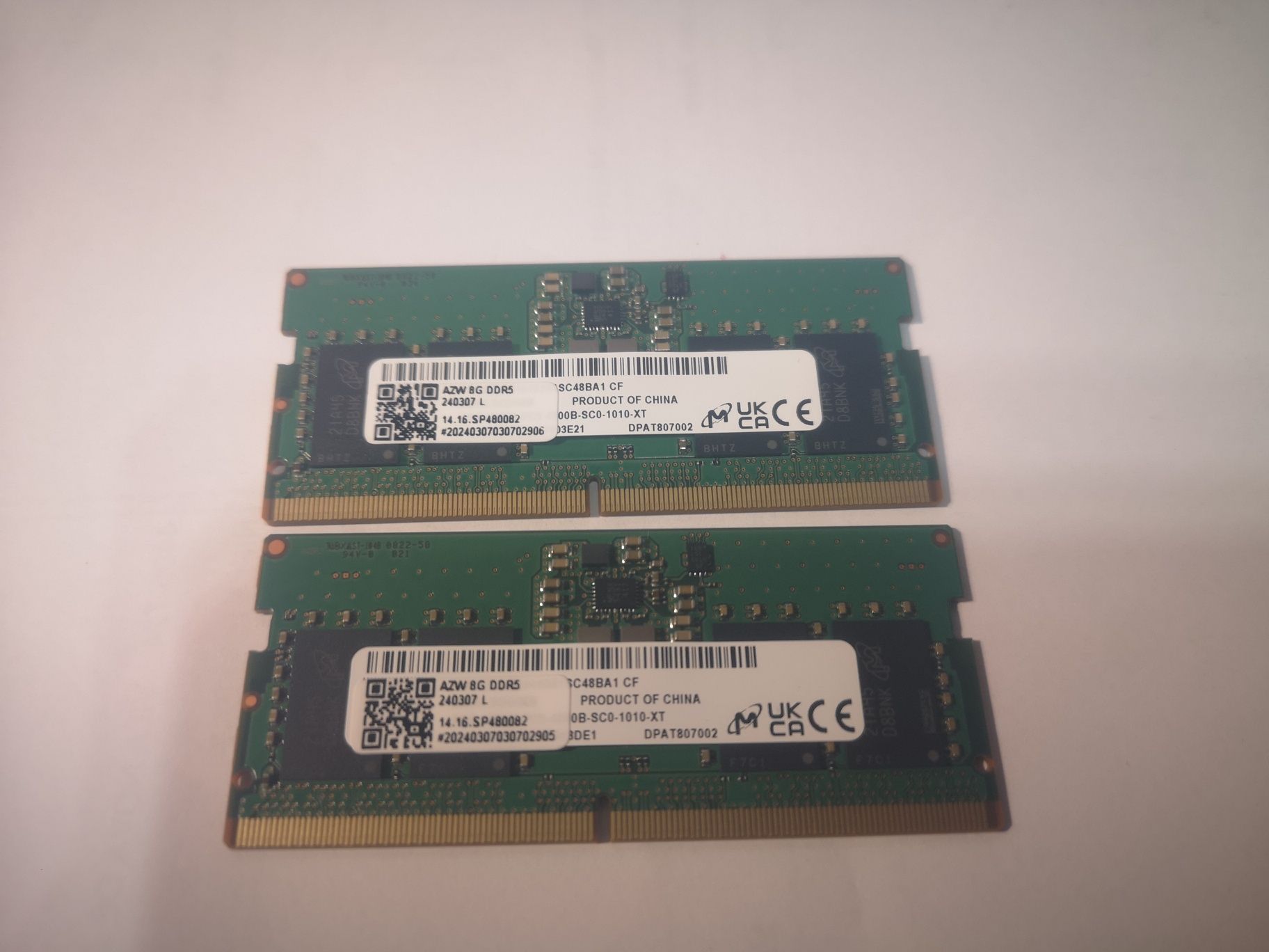 RAM Crucial 16GB DDR5 4800mhz SODimm - NOVAS