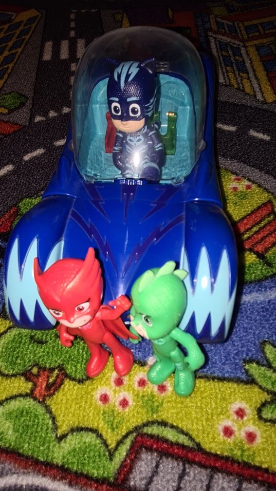 Figurka PJ Masks Pidżamersi i Duże Auto Kotboy