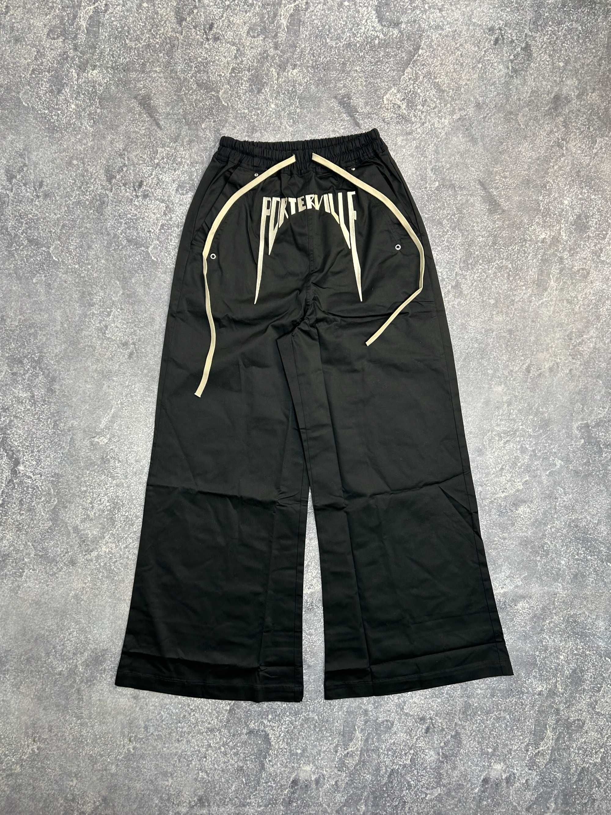 Rick Owens DRKSHDW черные штаны карго джинсы чорні штани porterville M