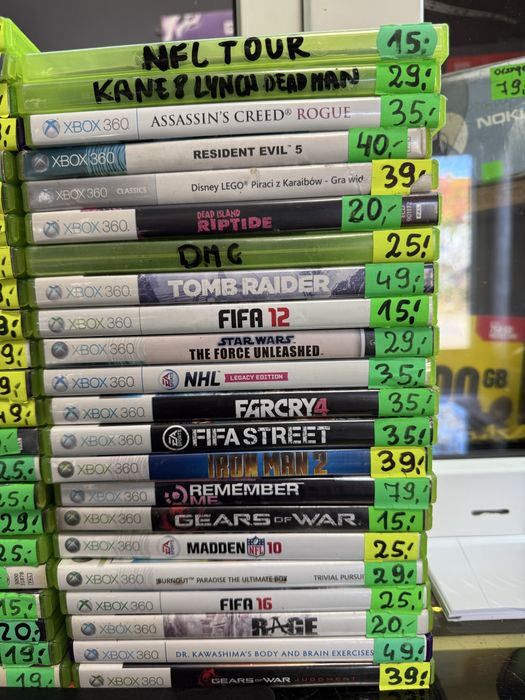 Gry konsola XBOX 360, rozne tytuły, Lego, Minecraft