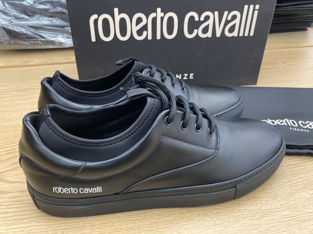 Roberto Cavalli luksusowe włoskie buty efektowne Nowe 44