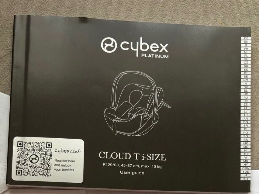 Nosidełko Cybex Cloud T i-Size Leaf Green