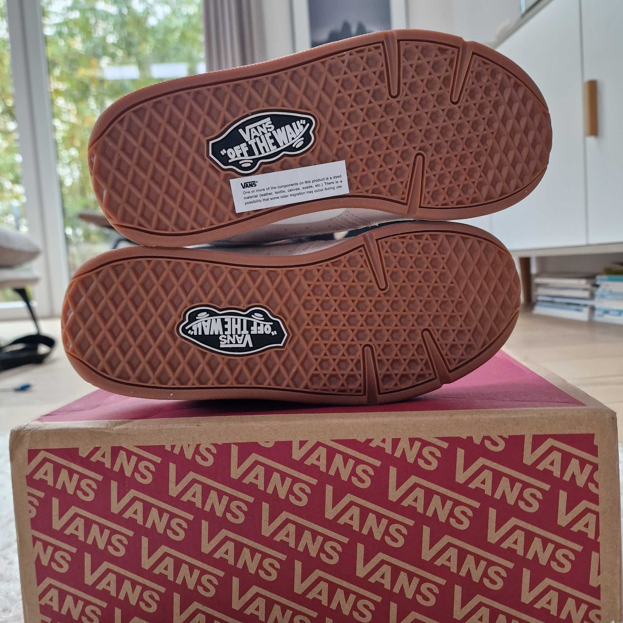 Buty sneakersy VANS ROWLEY XLT CHUNKY rozm. 39, beżowe NOWE, z Anglii!
