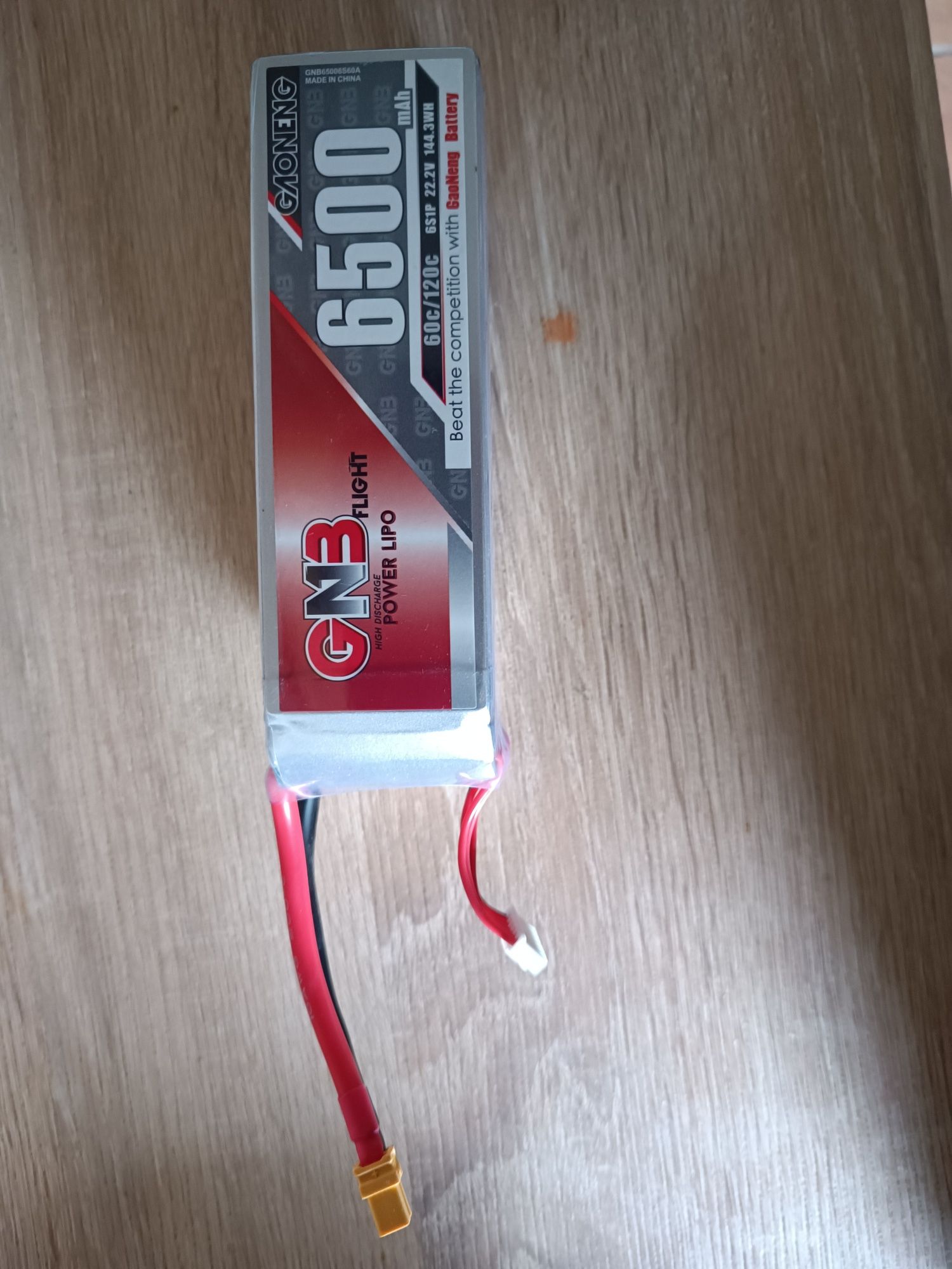 Акумулятор GAONENG 6s 22.2V 6500mAh 60/120C LiPo, XT60