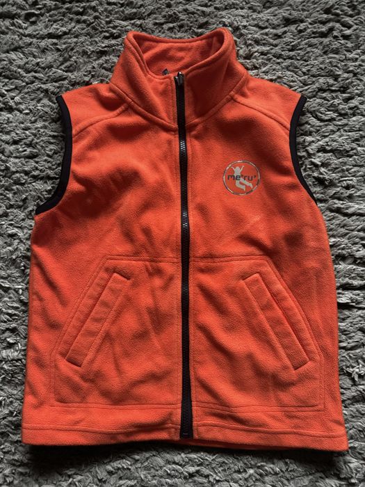 Bezrękawnik kamizelka polarowa na jesień,zimę dla dxiewxzynki roz.128