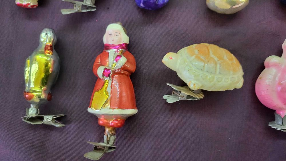 елочные винтажные игрушки  ссср