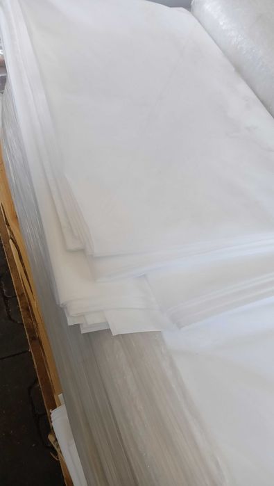worki LDPE kaptury 115/2*45/250 grube 130 mic białe mleczne