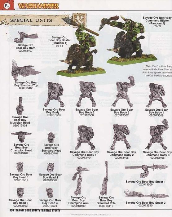 Warhammer fantasy battle savage orcs