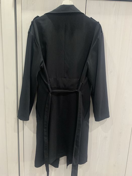 Płaszcz Kappahl M 40 42 oversize czarno prochowiec trencz płaszczyk