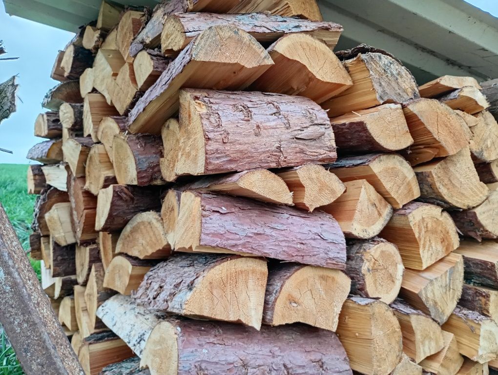 Drewno opałowe kominkowe brzoza modrzew i inne