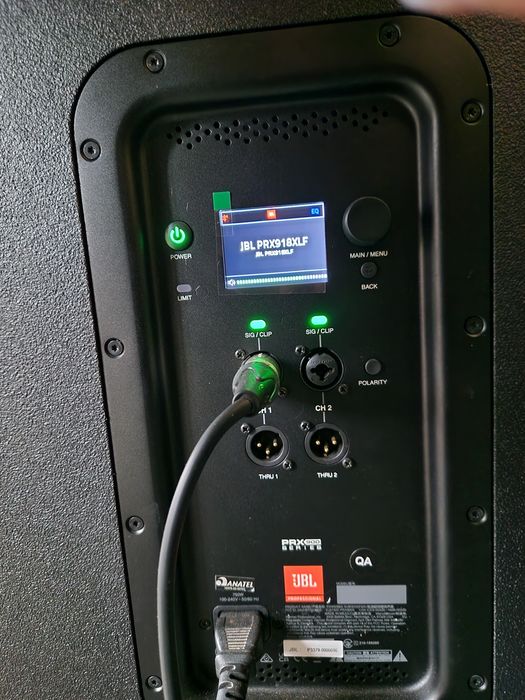 Subofer estradowy JBL PRX918XLF aktywny