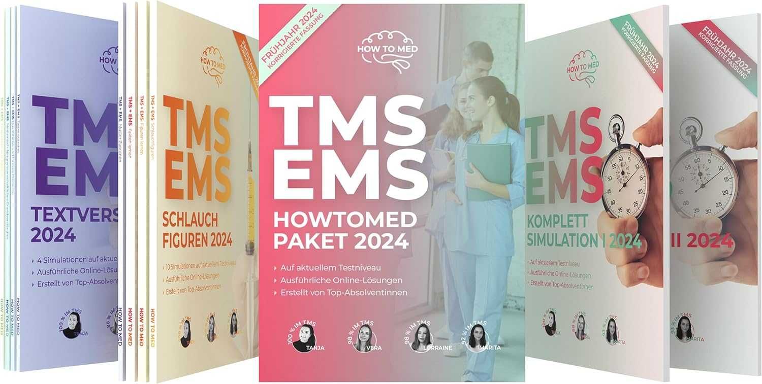 HOWTOMED - TMS & EMS Kompendium 2024 Zestaw 10 Książek Wer. NIEMIECKA