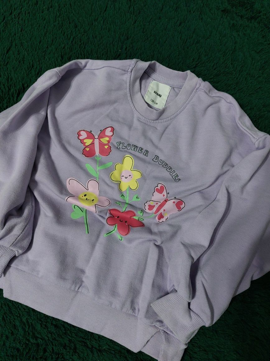 2 bluzy dla dziewczynki r.128