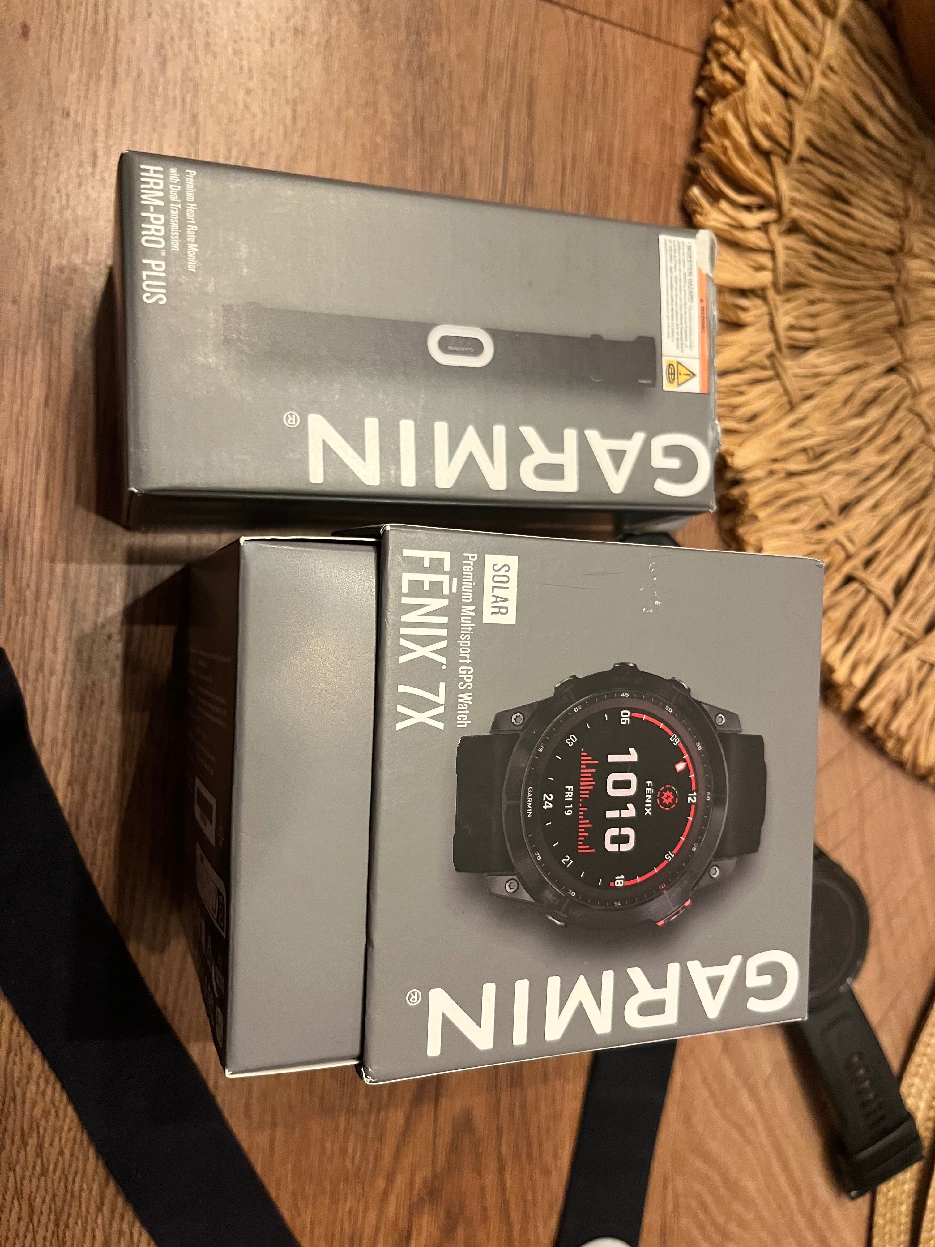 Garmin fenix 7X Solar +Hrm Pro gwarancja ważna przez półtora roku,
