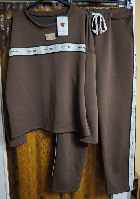 Dres damski maselko czekolada