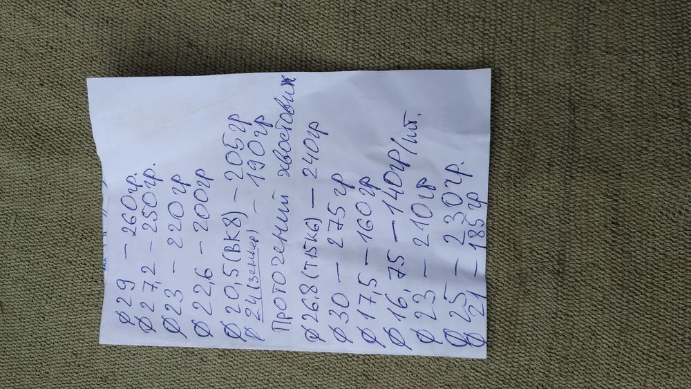 Свердла станочні конус морзе3, оправка контрольна.