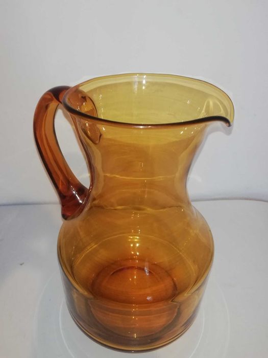 Dzban miodowy PRL - proj.L.Fiedorowicz - Huta Szkła Ząbkowice