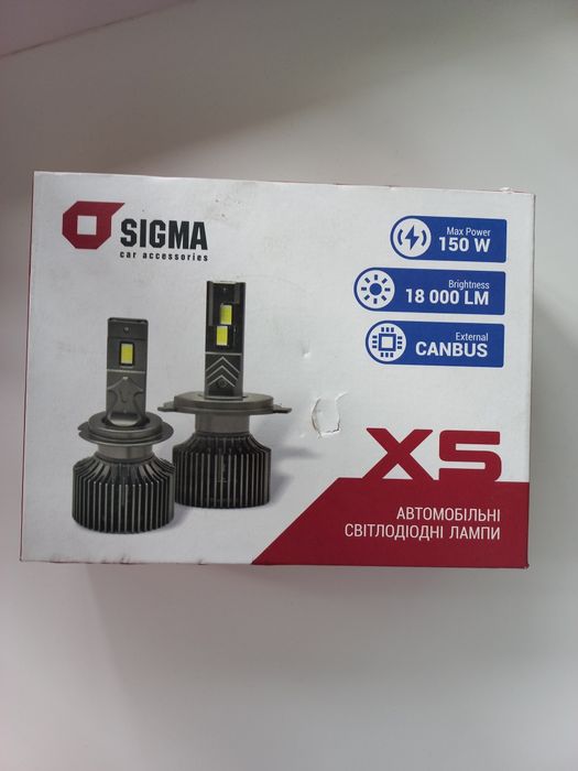 Автомобільні світлодіодні лампи Sigma