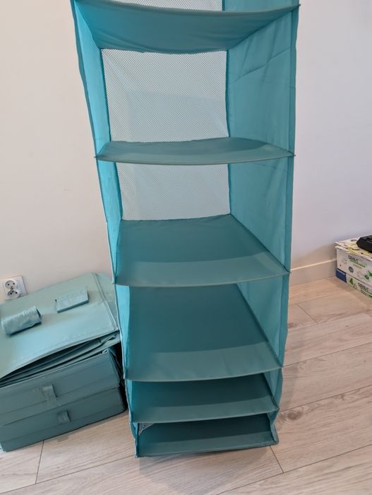 Ikea Skubb półka wisząca miętowy