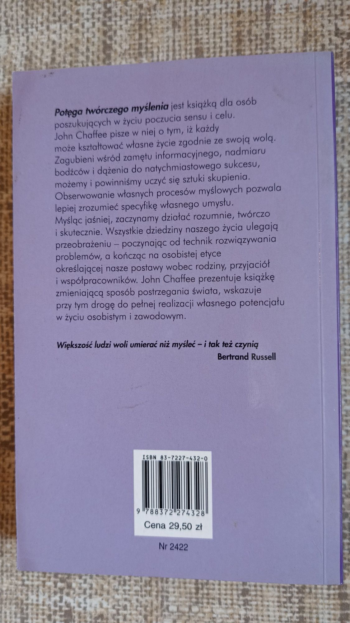 Potęga twórczego myślenia John Chaffee
