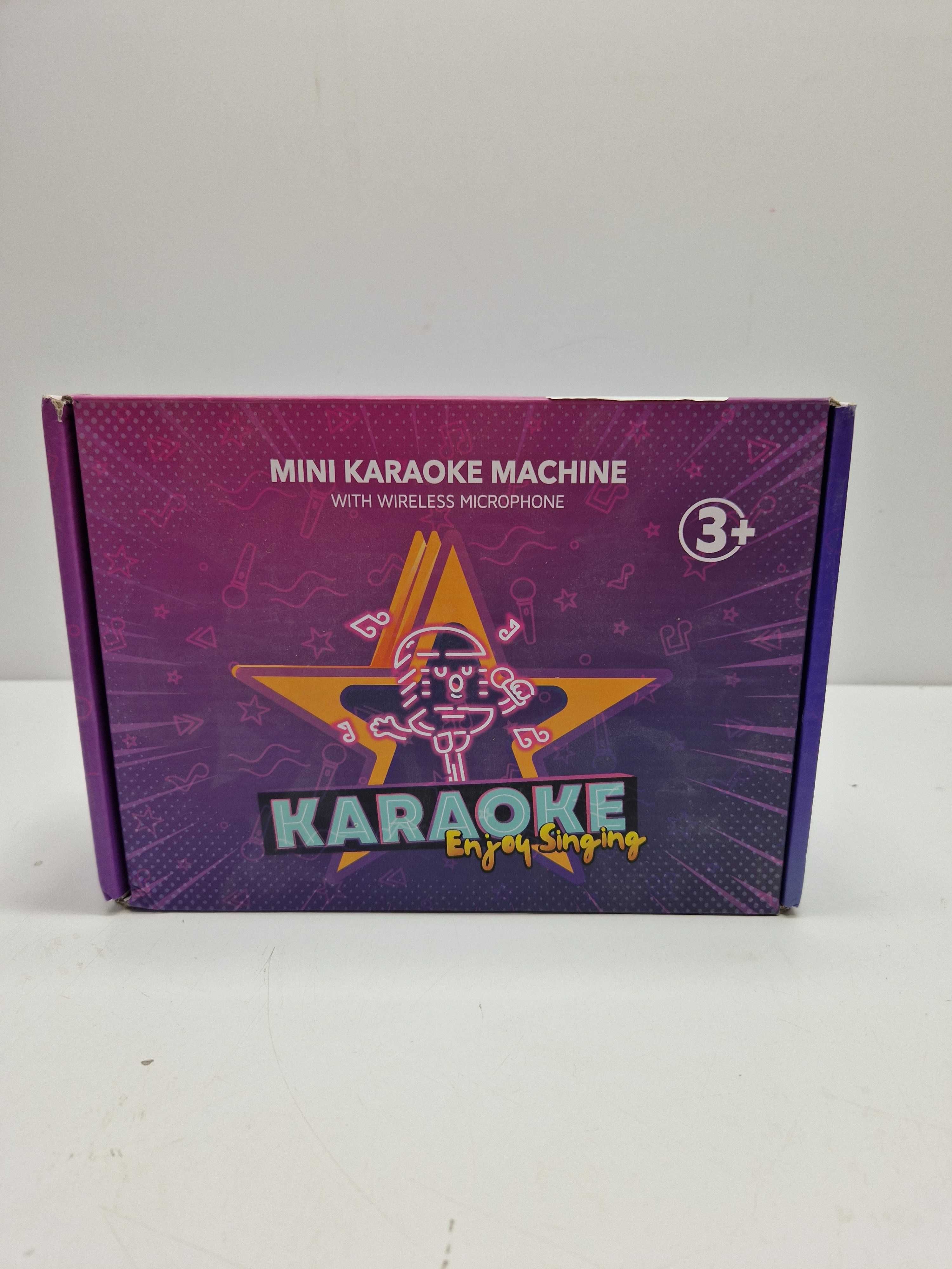 Mini zestaw do karaoke 2szt mikrofony + głośnik bezprzewodowy z bt
