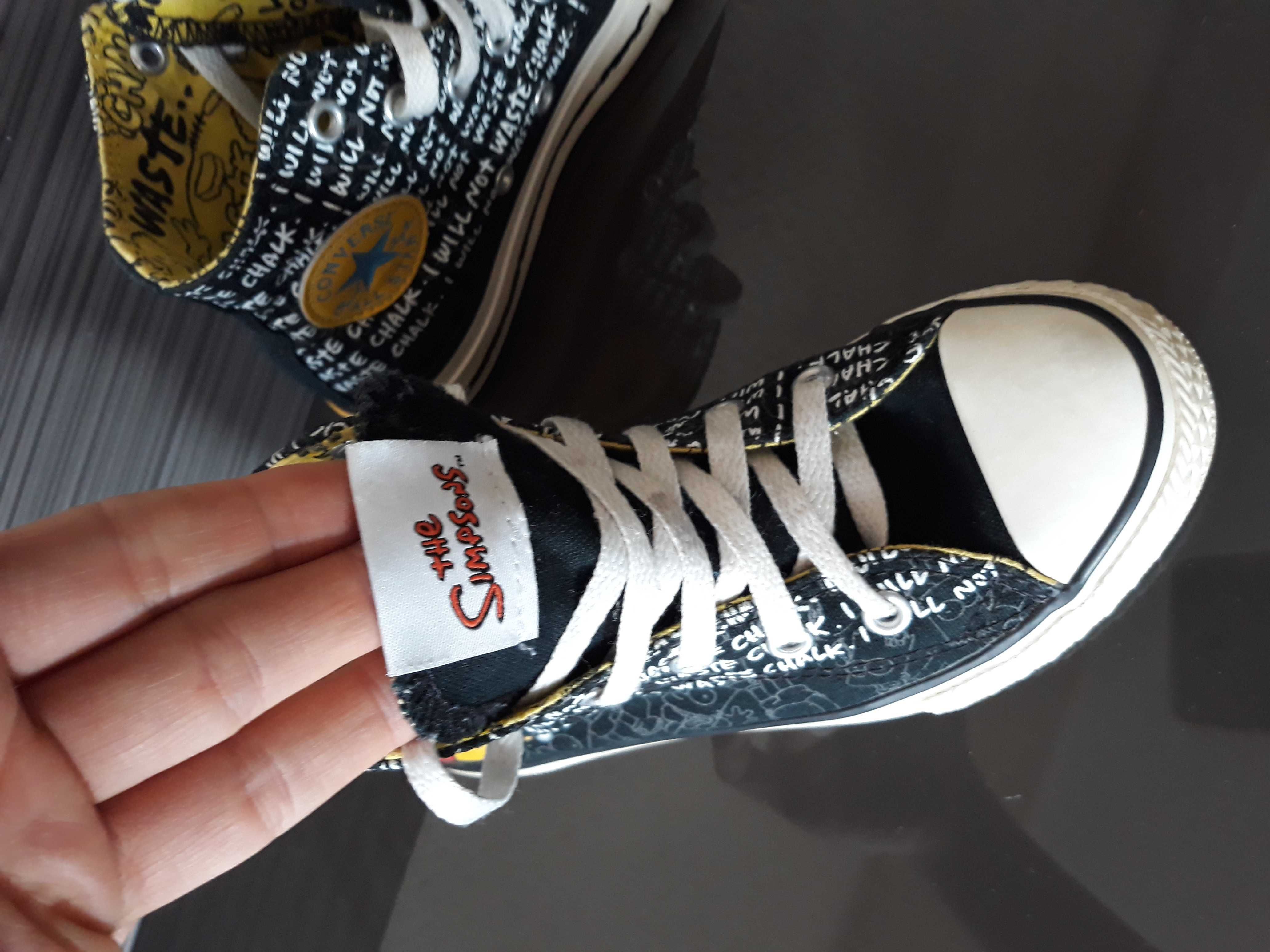 Converse trampki czarne z simsonem 31 rozmiar