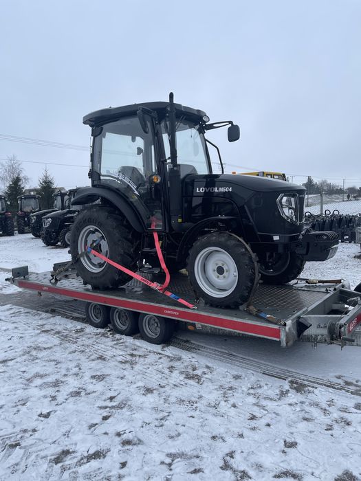 Ciagnik  Lovol M504 PRO wersja 4 cylindrowa bez DPF plus przyczepa