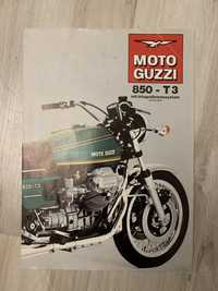 Oryginalny prospekt motocykla Moto Guzzi 850 T3