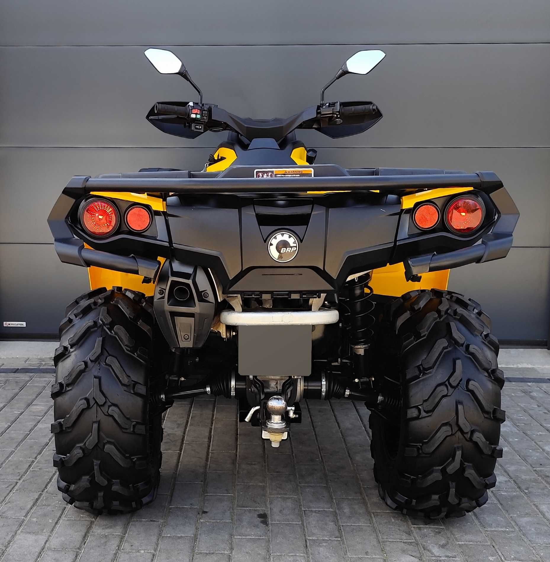 Can-Am Outlander 650 XT, 1760km, zarejestrowany, oryginał, SUPER STAN!