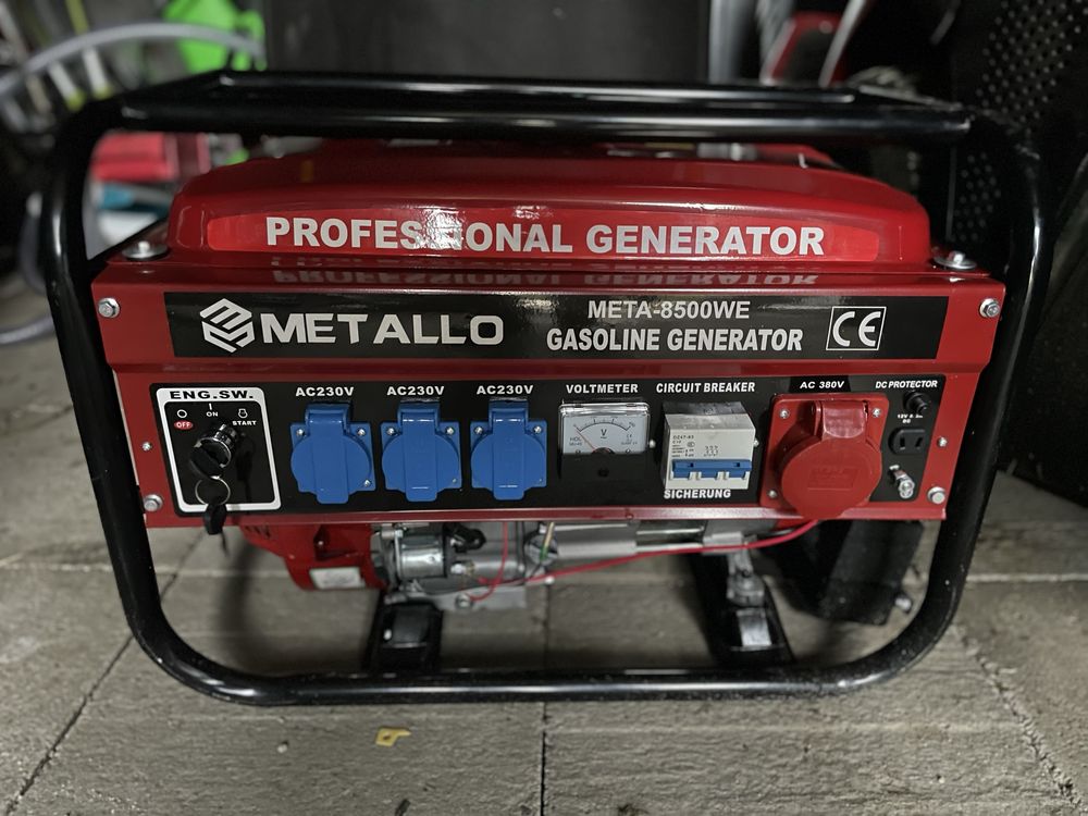 Agregat prądotwórczy 3 fazowy, 6500 W