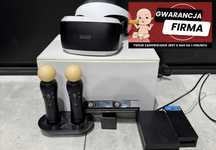 VR HEADSET PS4 CUH-ZVR1 + Adapter + Kamerka + Move | Pełny Zestaw |