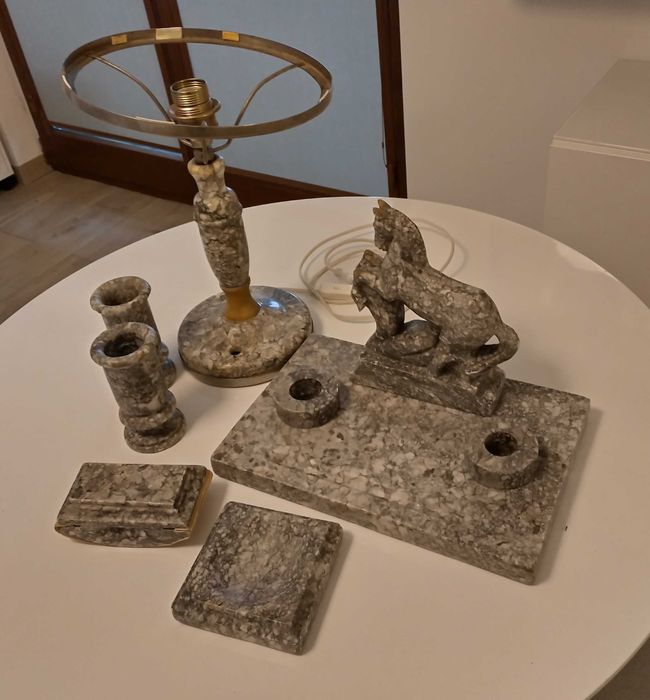 Zestaw gabinetowy na biurko Art deco