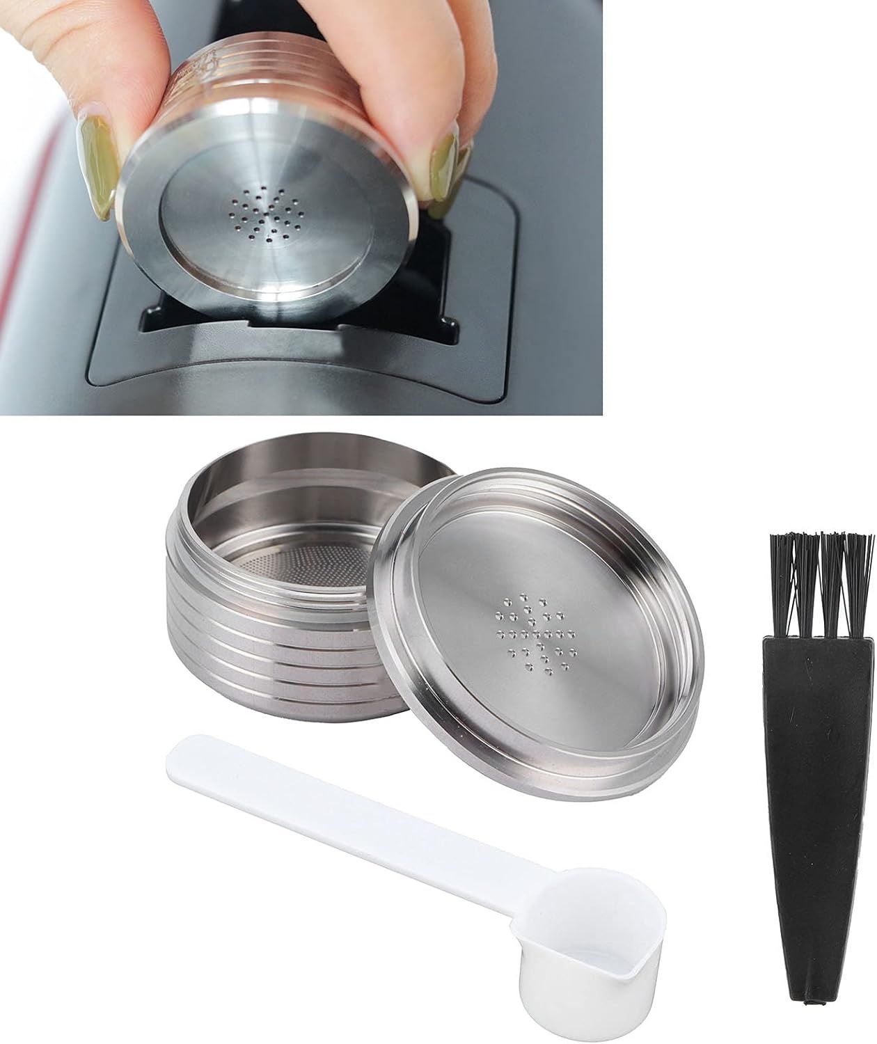 Cápsula em inox delta Q