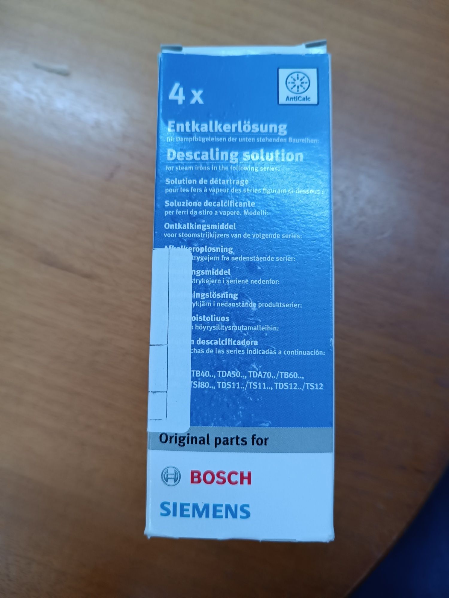 Bosch Siemens odkamieniacz do żelazka 25 ml