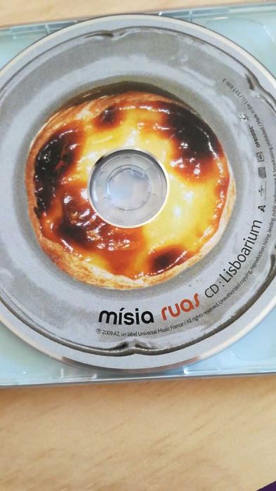 CD duplo Mísia RUAS com as letras das música