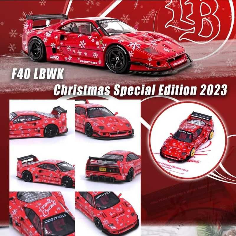 INNO64 - Ferrari F40 LBWK Christmas Special Edition 2023