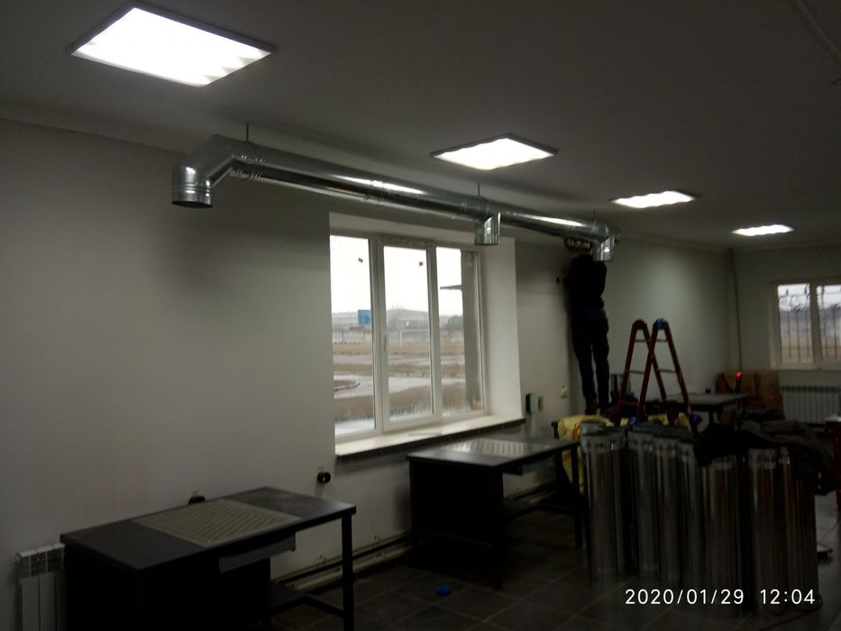 Вентиляція винтиляция витяжка димоход дымоход монтаж установка замер