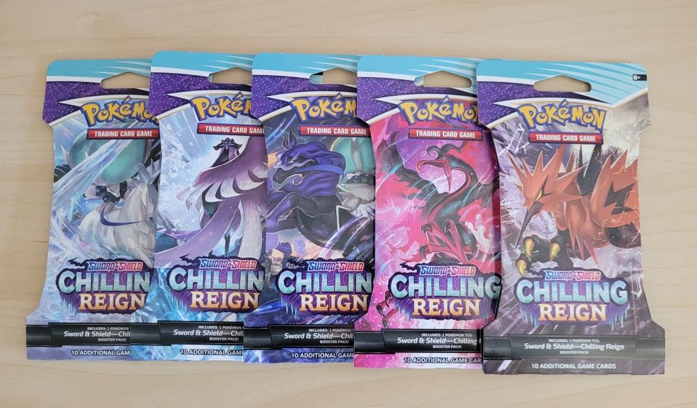 Pokémon Battle Styles / Chilling Reing - Booster - Todas as Artworks