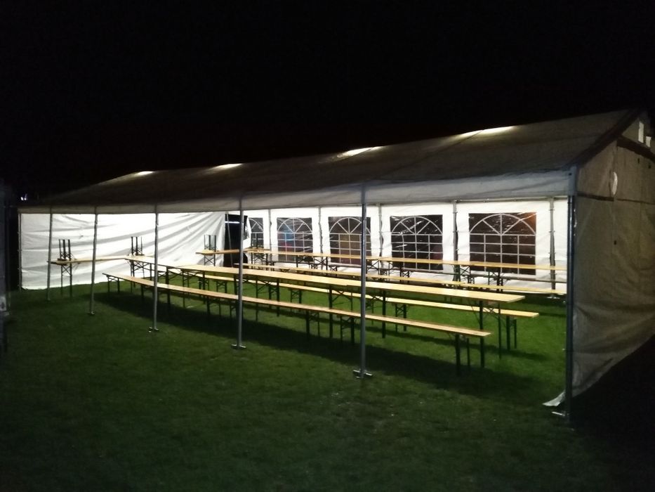 Wynajem namiotów. Ogrzewanie sylwester