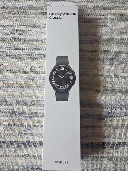 Smartwatch Samsung  Galaxy Watch6 Classic 43mm BT Czarny Nowy