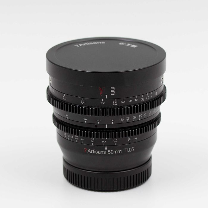 7Artisans 50mm T1.05 Vision Cine (RF) - Excelente estado 12M Garantia