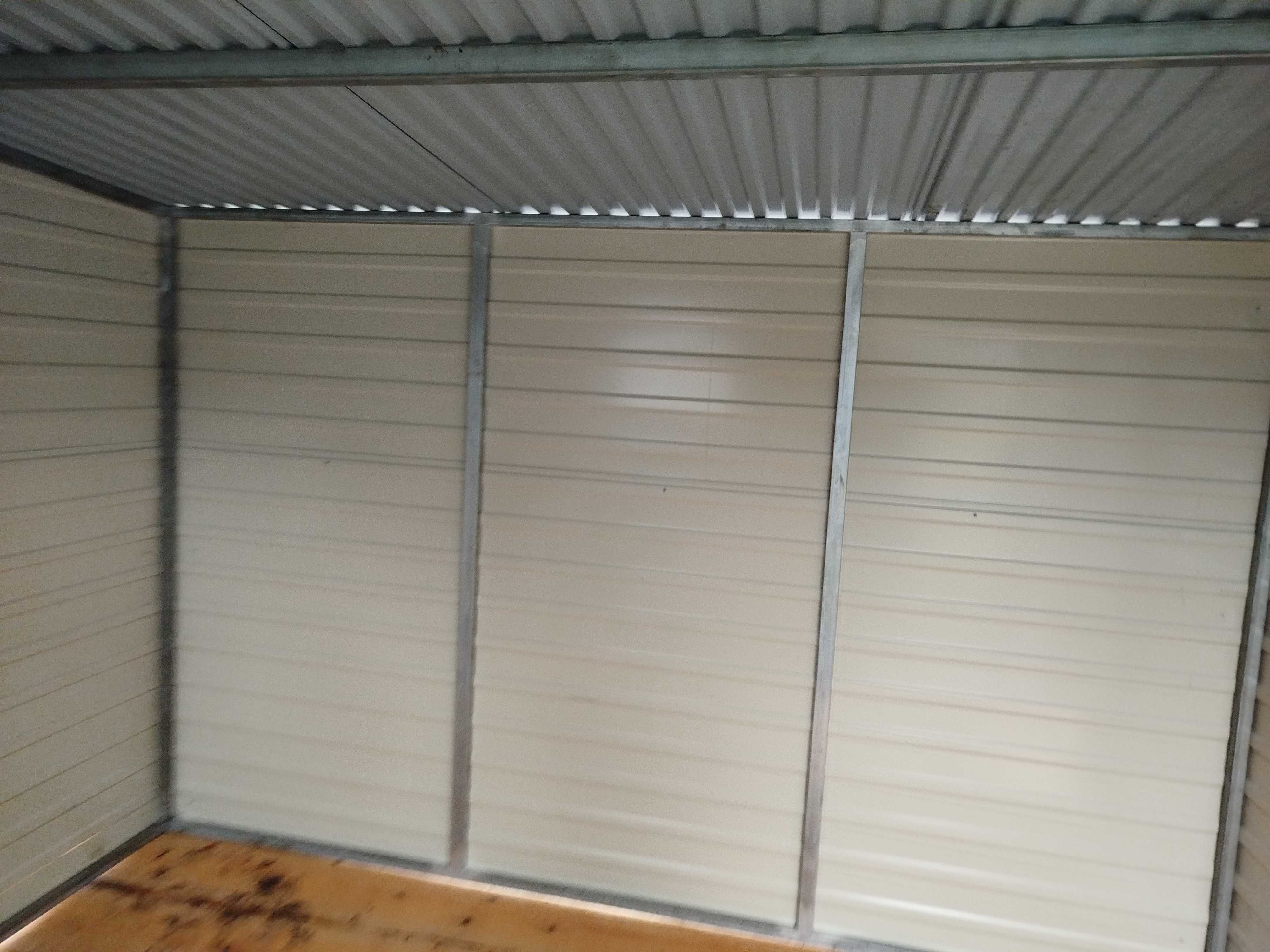 Garaż 3x5 PREMIUM Drewno Orzech Brama Uchylna