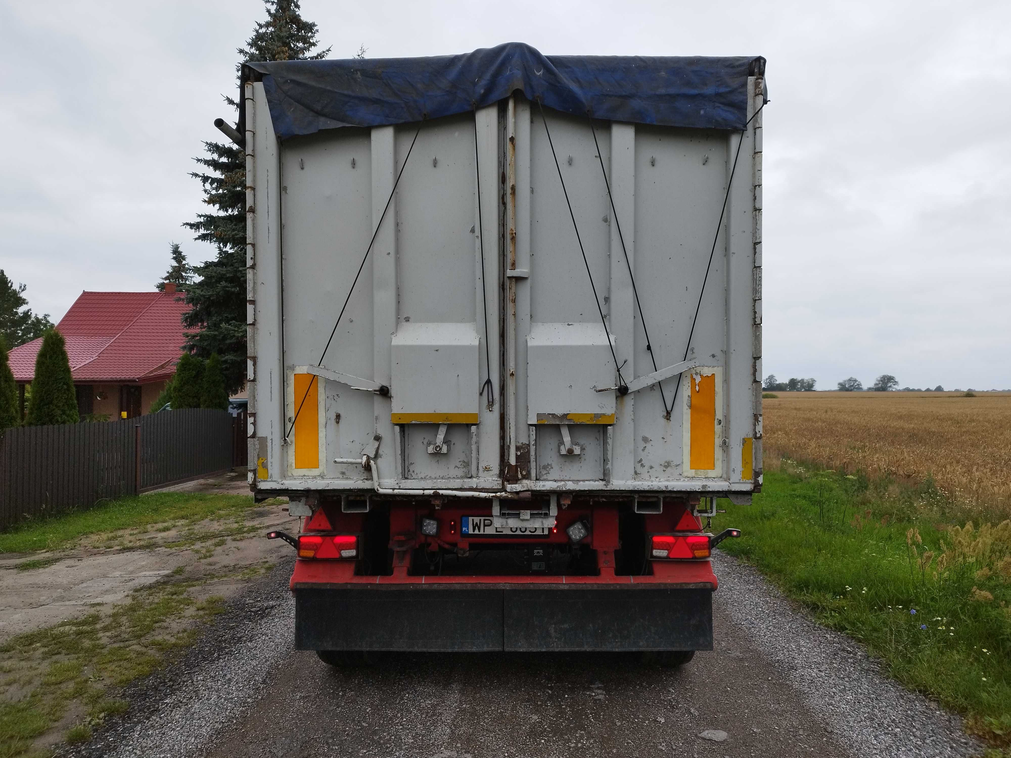 Naczepa Wywrotka 49m3 OVA BENALU STAS Cała Aluminiowa Klapo-drzwi