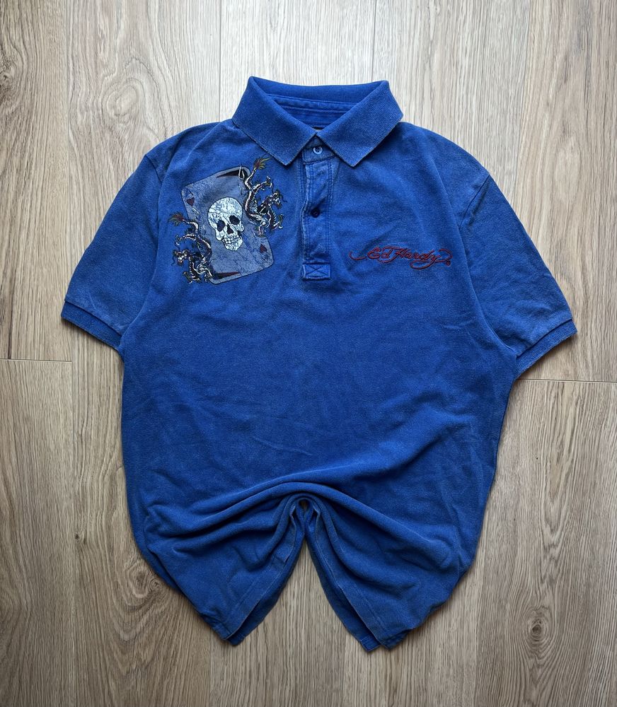 Ed Hardy USA Koszulka Polo Chief Keef Rap Opium Streetwear