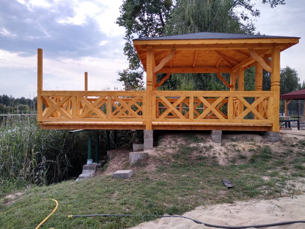 Altanka z tarasem 6x4
