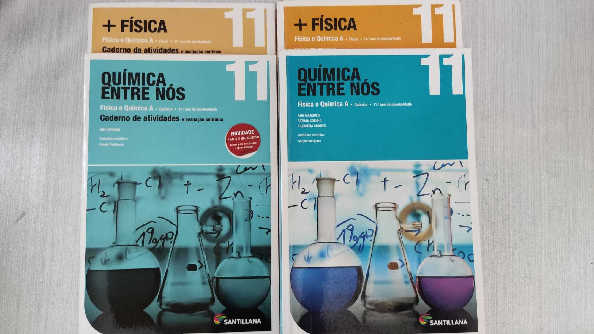 Manuais de Física e Química do 11º ano