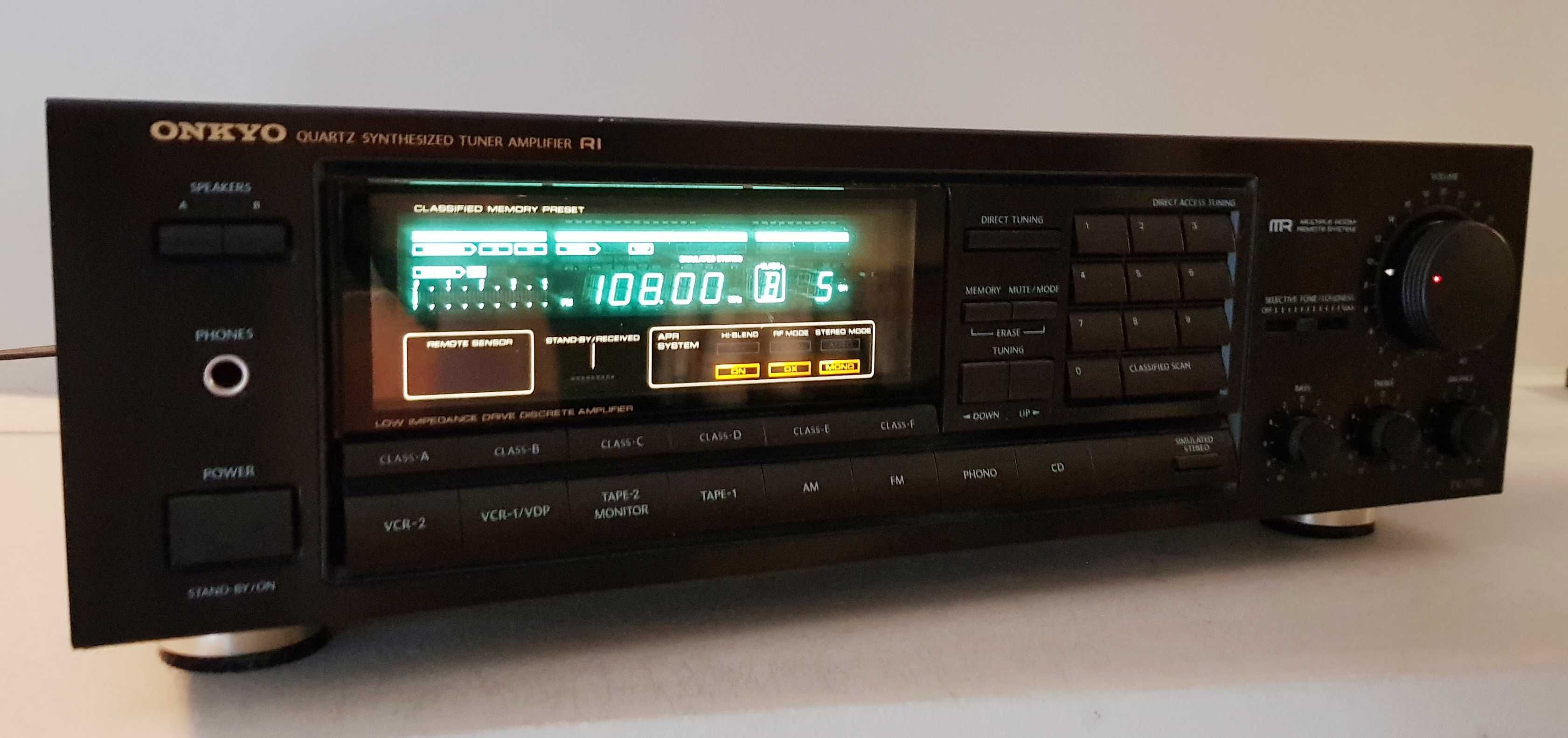Amplituner ONKYO TX 7730 PILOT w zestawie real foto.