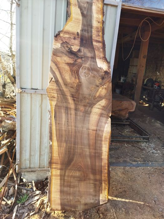 Дошка горіха, сляб, слеб висота 2,10, ширина 60, товщина 60